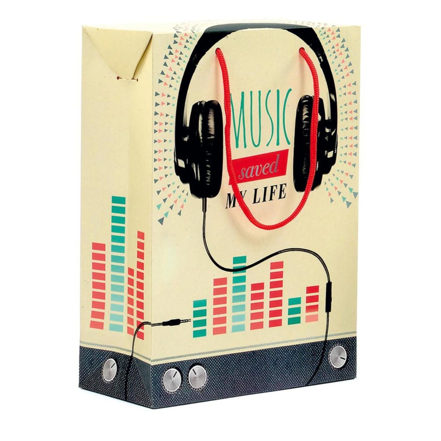 Busta Regalo Disk Jockey Gift Bax Box Kartos - 6pzz