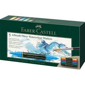 Marker acquerellabili Albrecht Dürer conf. da 5 -Faber castell