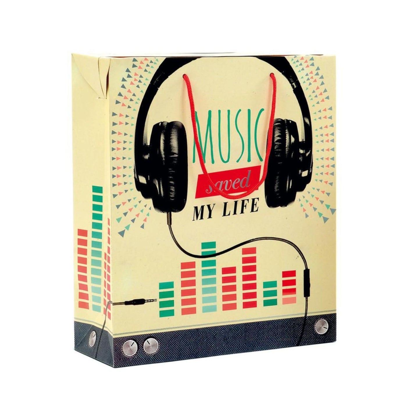 Busta Regalo Disk Jockey Gift Bax Box Kartos - 6pzz
