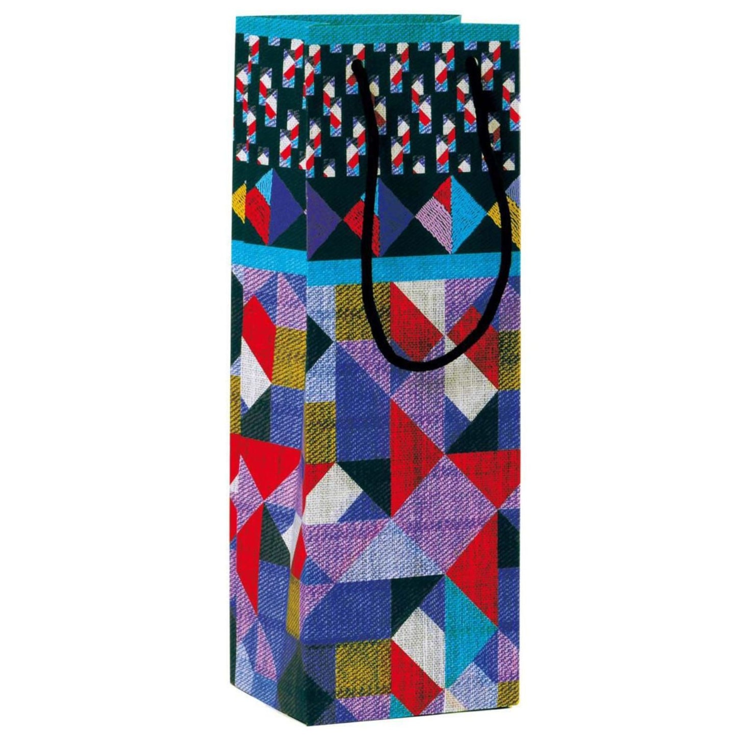 Busta Regalo per Bottiglie - Fantasia Geometric Gift Kartos - 6pzz