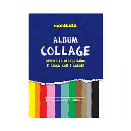 Album Collage in cartoncino colorato - CF 25PZ- 12FF