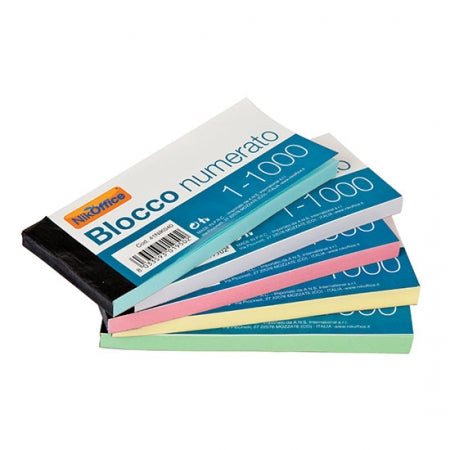 Blocco numerato da 1 a 100