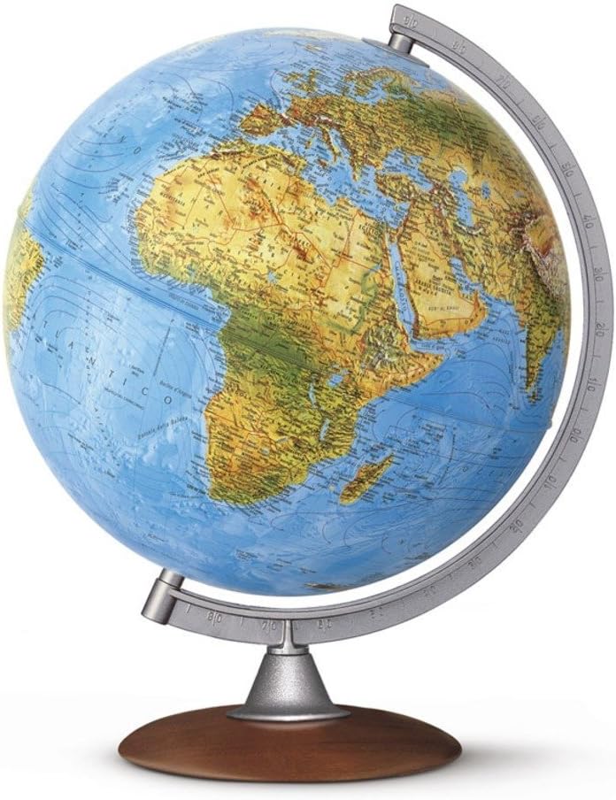 TECNODIDATTICA 0333TAFGITLLS056 - Mappamondo, 30 cm, Tattile