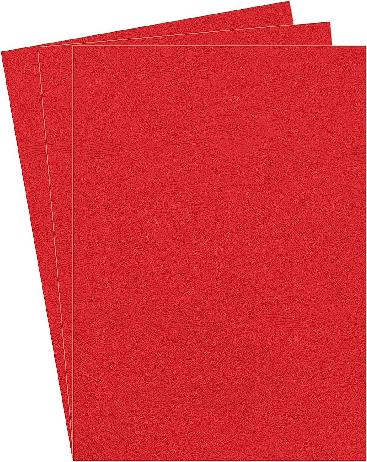 Fellowes Delta Copertine per Rilegatrice, A4, 100 Pezzi, Rosso