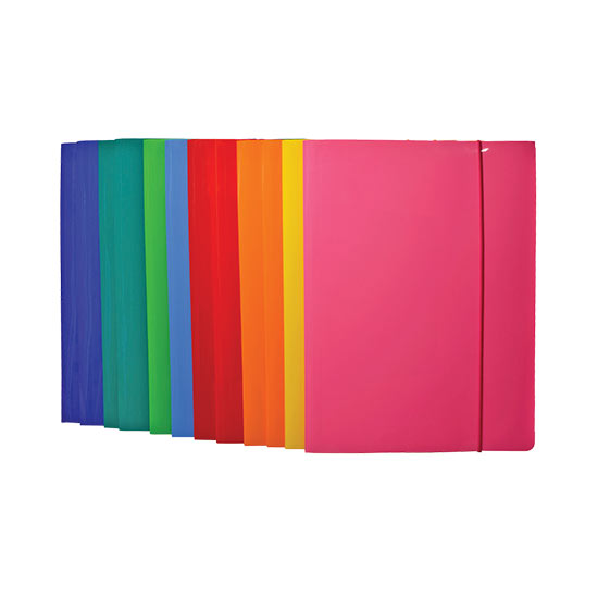 CARTELLA A4 CON ELASTICO COL.ASSORTITI