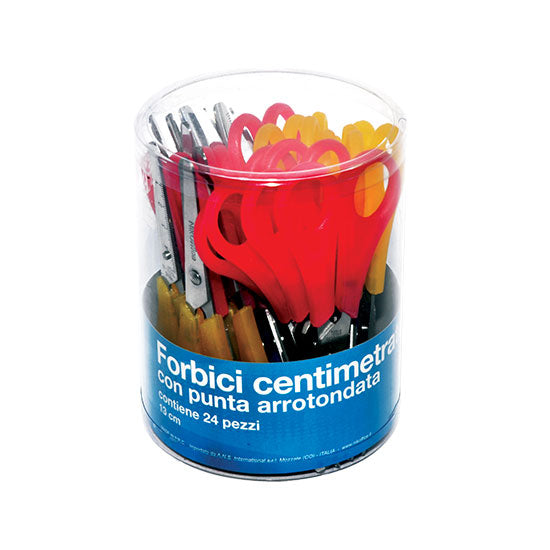 FORBICE CENTIMETRATE ANCHE PER MANCINI. BARATTOLO 24 PZ. CM.13