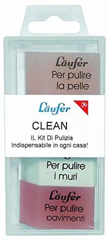 Kit da 4 Gomma Pulizia Professionali, Multicolore, Lebez-