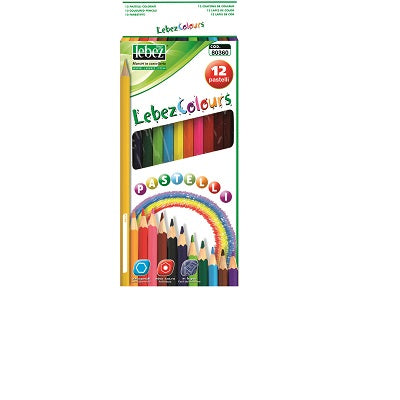 PASTELLI 18 CM SCATOLA 12 PZ. - LEBEZ80360