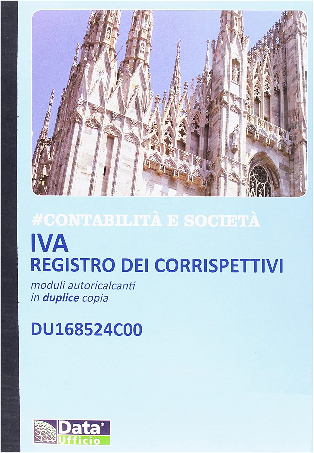 Registro corrispettivi DU168524C00 24 mesi con copia 23x30 cm