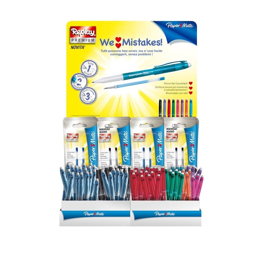 PaperMate Replay Premium Penna Gel Cancellabile, Punta 0,7 mm ESP.108PZ-NWL1995578