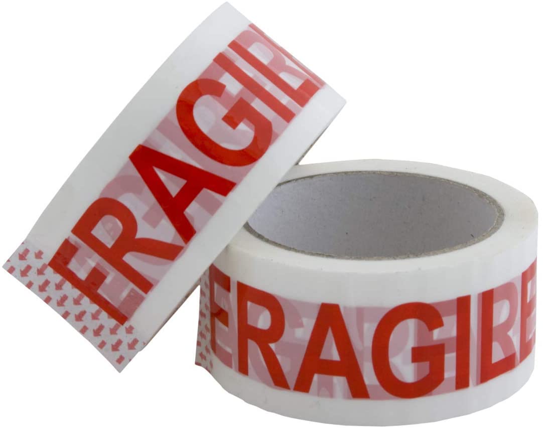 Nastro Adesivo Fragile Imballaggio 50X66 - 6 pz