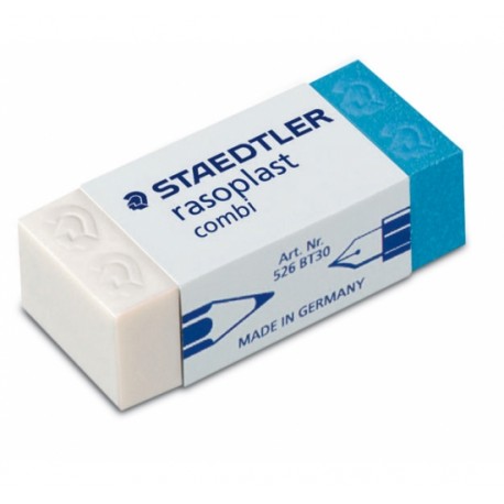 Staedtler - Gomma da cancellare in plastica rasoplast combi BT30 - 30pz