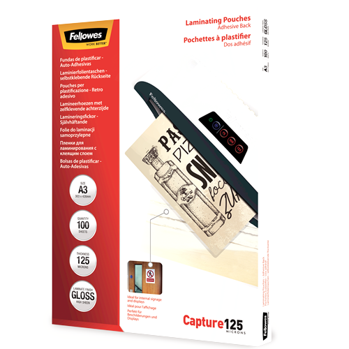 Pouches lucide A3 125 Micron (conf. 100)