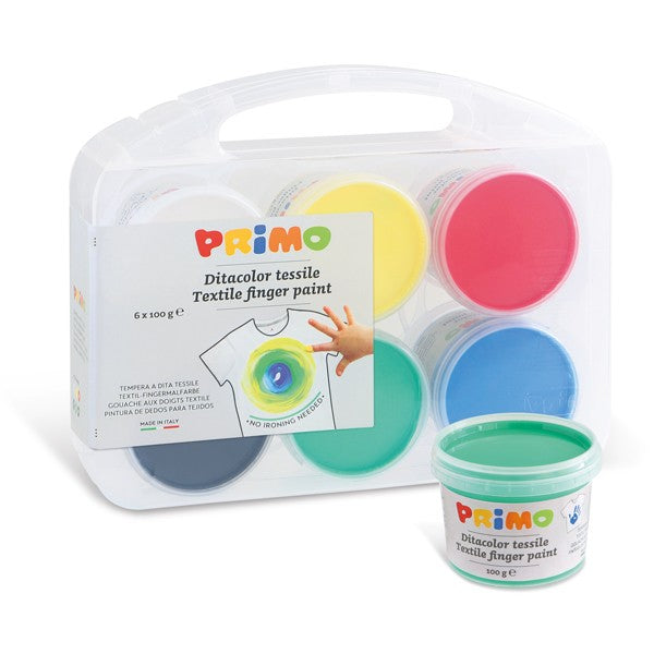 Tempera a dita in vasetto, valigetta multiuso - MOROCOLOR