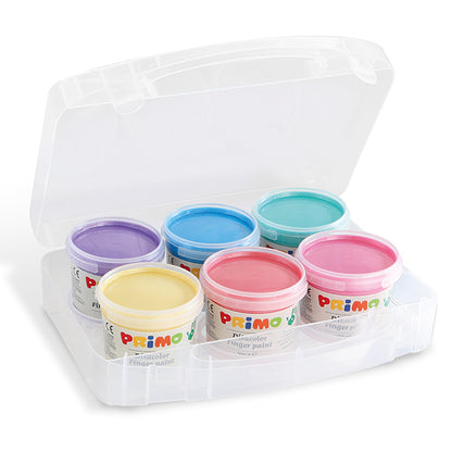 Tempera a dita in vasetto, valigetta multiuso - MOROCOLOR