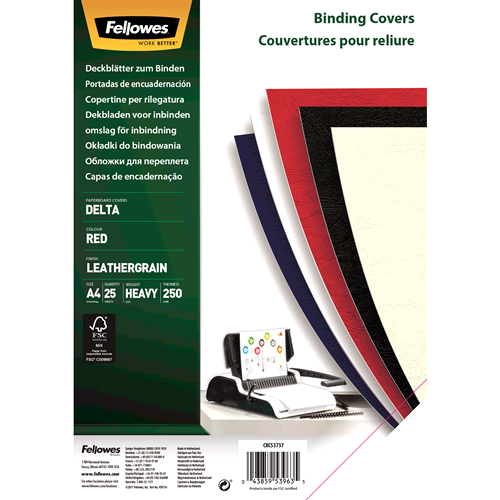 Copertine goffrate per rilegatura FSC® -